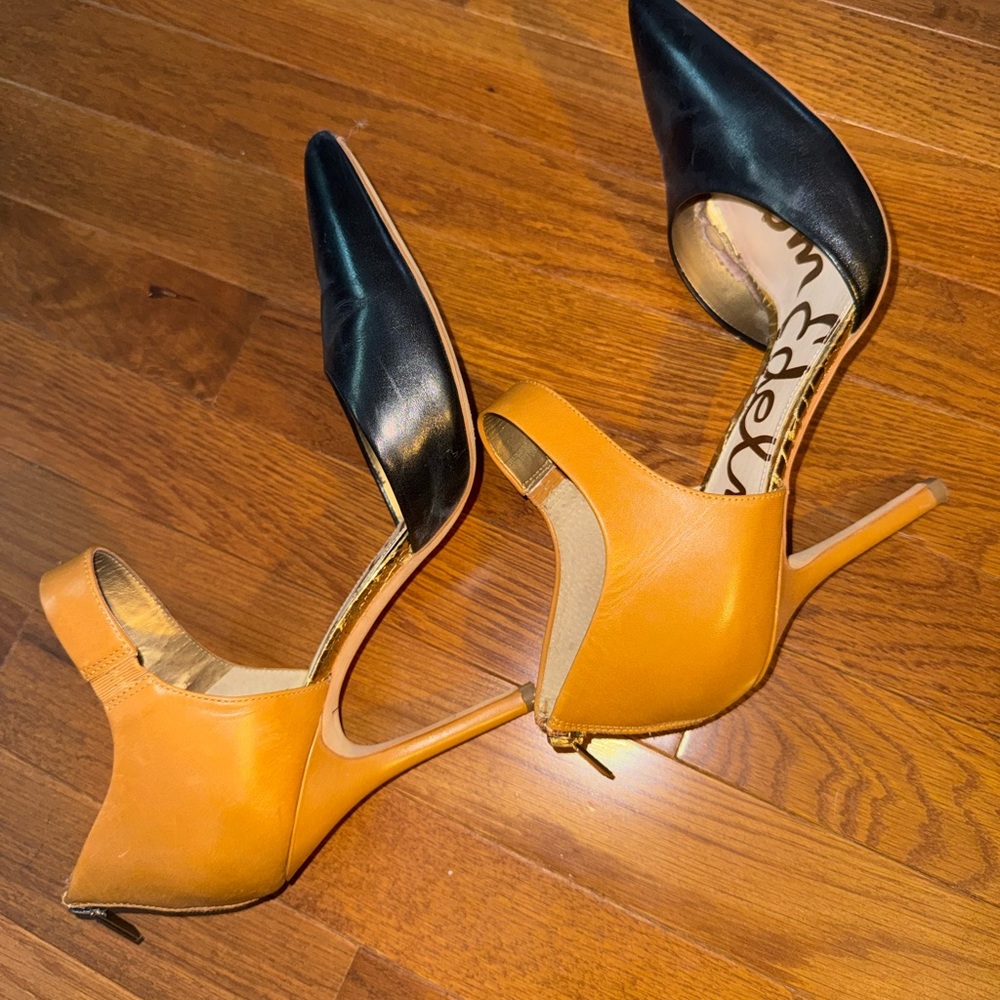 Sam Edelman Black and Brown Heels - Picture 7 of 8